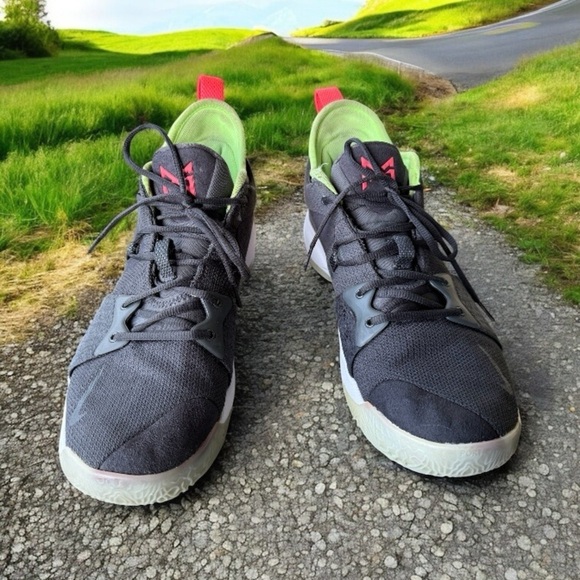 Nike Other - Nike Paul George Shoes PG 2 Anthracite Hot Punch Black  Men’s Size 13